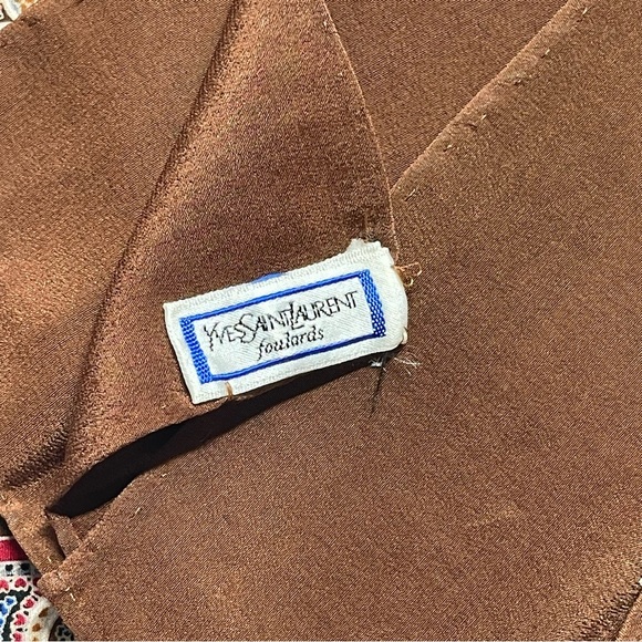 YvesSaintLaurent Vintage Silk Scarf - Picture 7 of 9